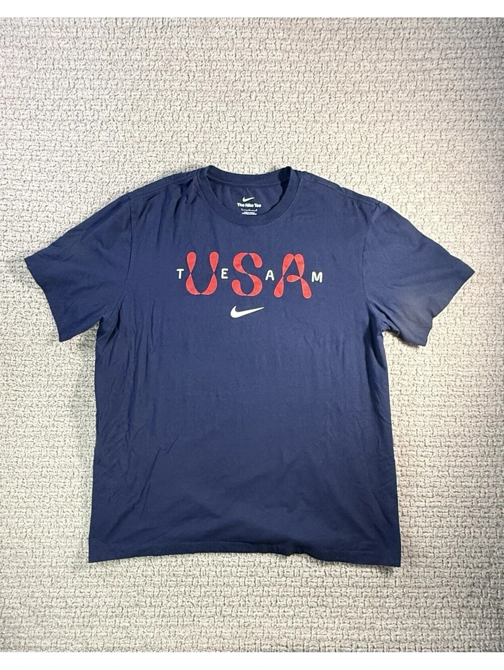 Nike Team USA Dark Blue T-Shirt Men’s Size L